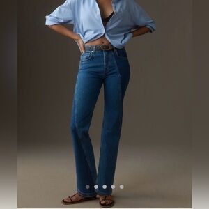 Pilcro Vintage Highrise Straight Leg Women's Jeans
